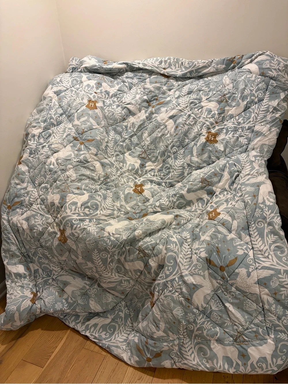 Pottery Barn Teen Harry Potter Magical Damask Twin Comforter
